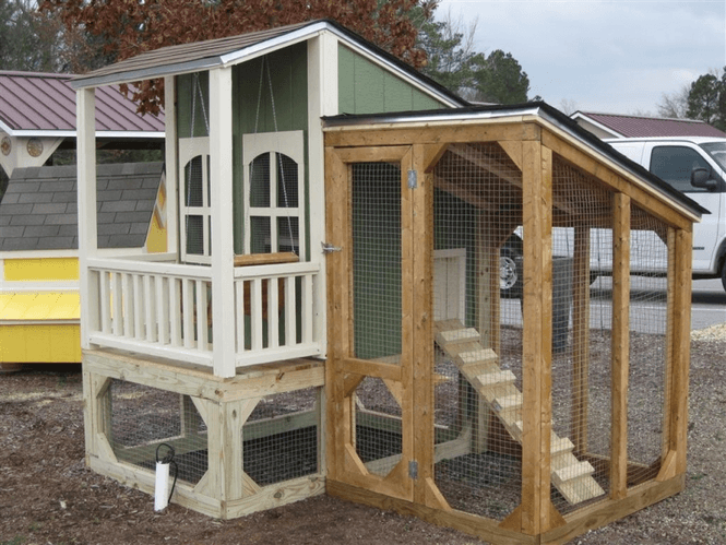 Front Porch -- Best best backyard chicken coop for 6 birds